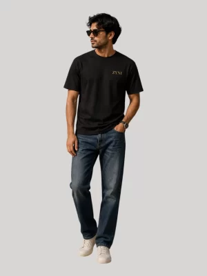 ZYNI Premium Plain Coffee Brown Cotton T-Shirt for Men in soft 100% cotton with comfortable regular fit