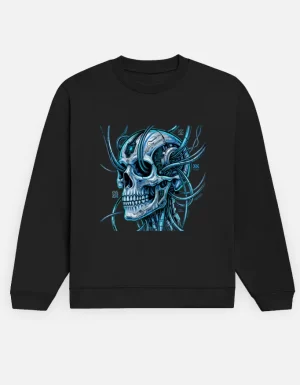 Men's Premium Regular Fit Cyberpunk Graphic Sweatshirt
