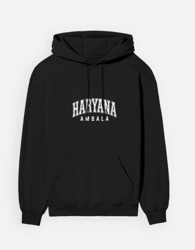 Haryana Ambala Men typography Hoodie - Image 3