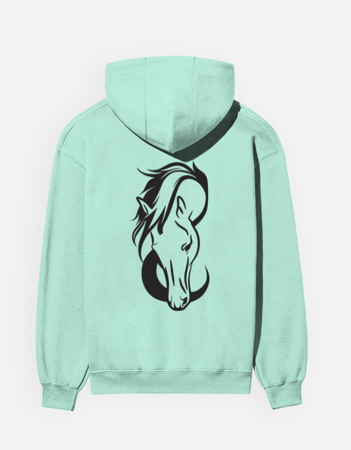 Men Sovereign Horse Heavyweight Hoodie - Image 3