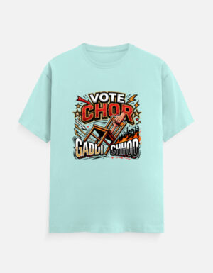 Men's Classic Cotton Graphic T-Shirt – "Vote Chor" Edition