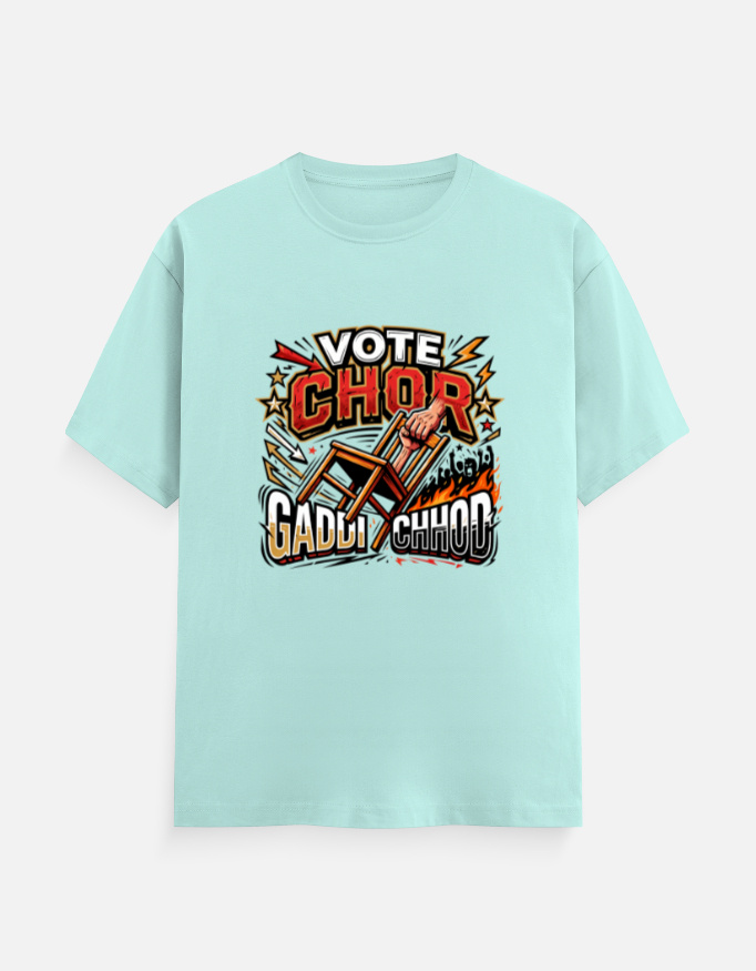 Men's Classic Cotton Graphic T-Shirt – "Vote Chor" Edition