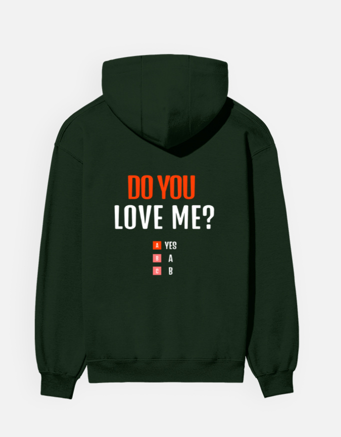 Men's Do You Love Me? Multiple Choice Graphic Hoodie - Image 9