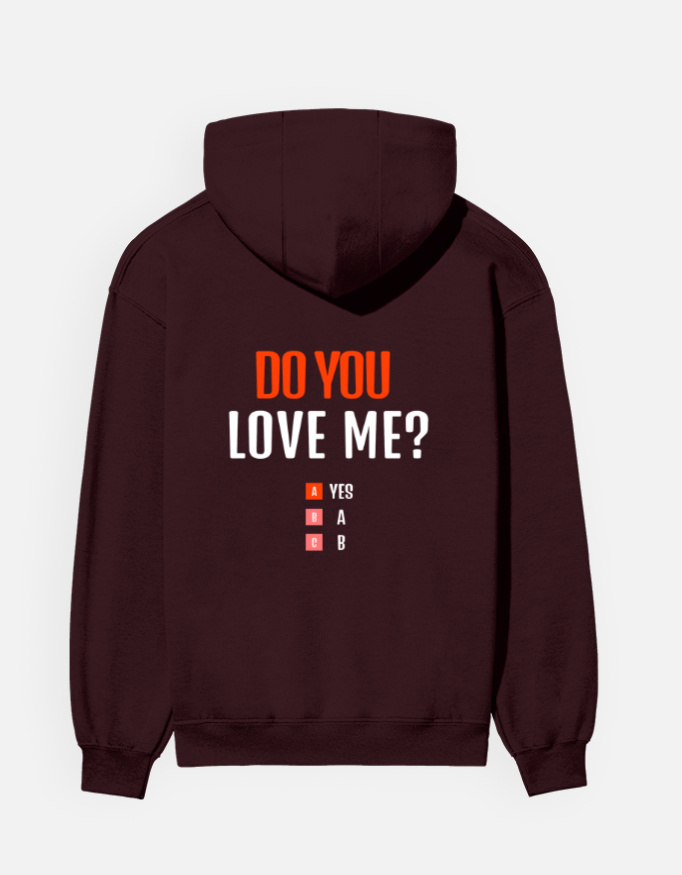 Men's Do You Love Me? Multiple Choice Graphic Hoodie - Image 8