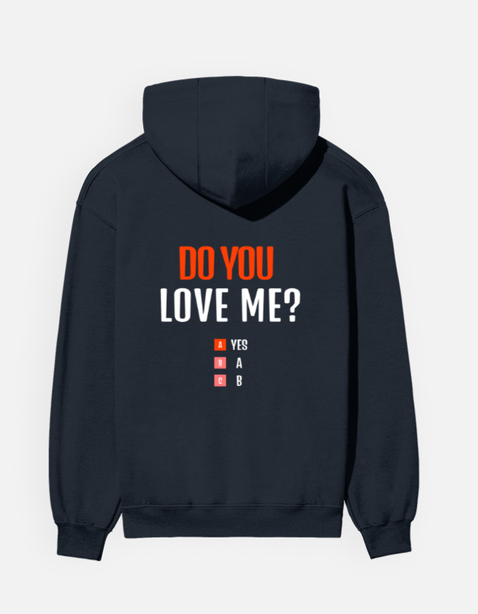 Men's Do You Love Me? Multiple Choice Graphic Hoodie - Image 6