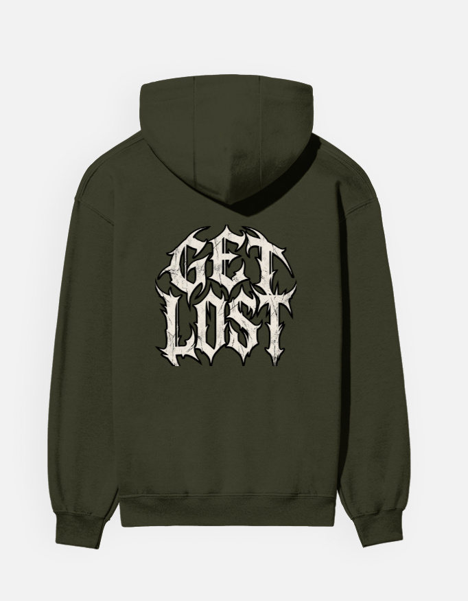 Men's "GET LOST" Heavyweight Luxury Hoodie - Image 3