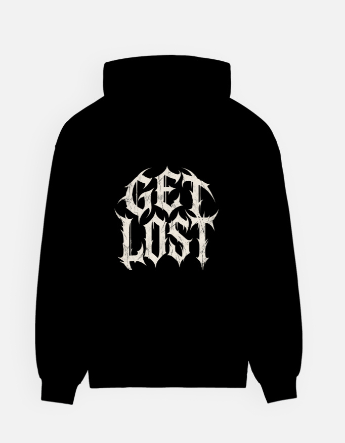 Men's "GET LOST" Heavyweight Luxury Hoodie