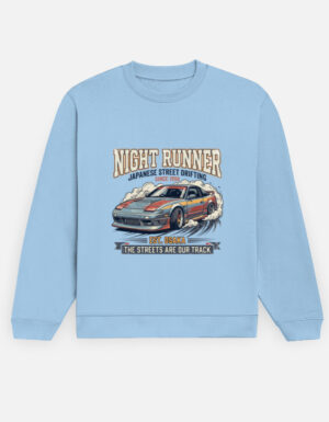 Men's Premium Regular Fit Motorsport Graphic Sweatshirt