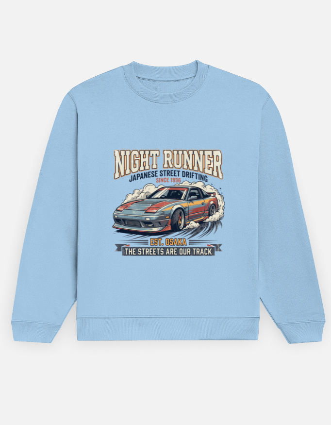 Men's Premium Regular Fit Motorsport Graphic Sweatshirt