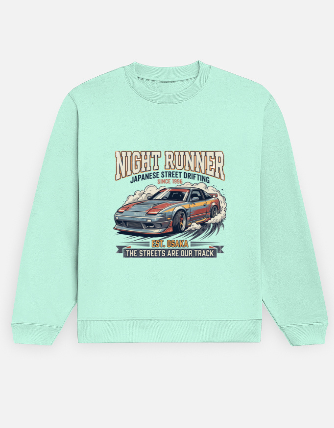 Men's Premium Regular Fit Motorsport Graphic Sweatshirt - Image 7