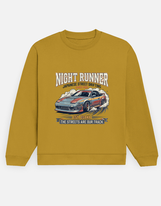 Men's Premium Regular Fit Motorsport Graphic Sweatshirt - Image 5