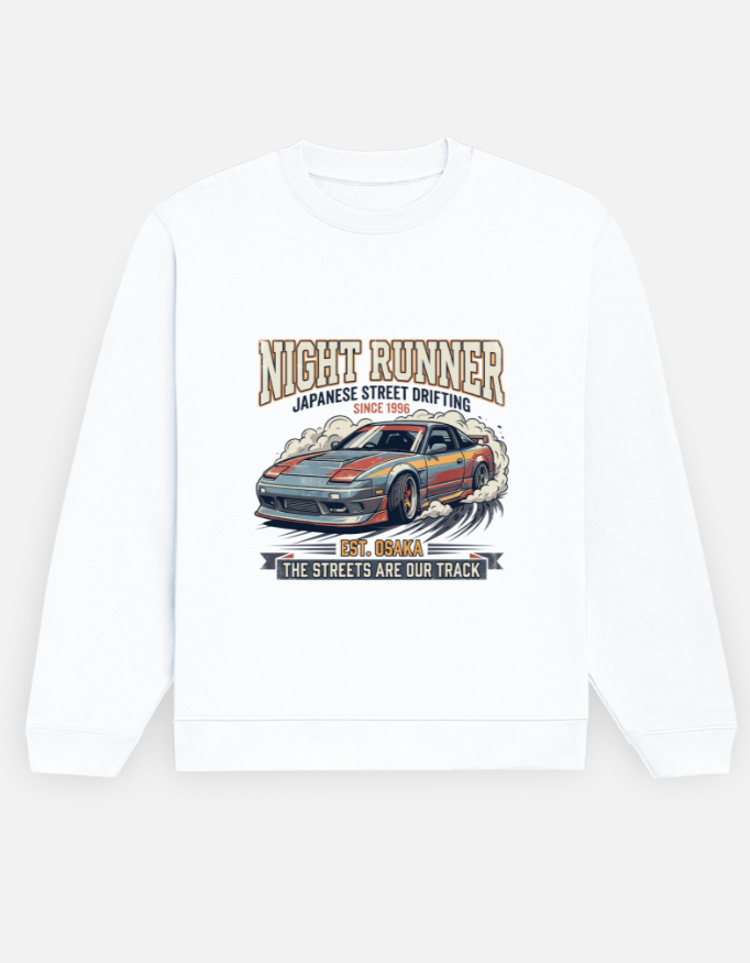 Men's Premium Regular Fit Motorsport Graphic Sweatshirt - Image 4