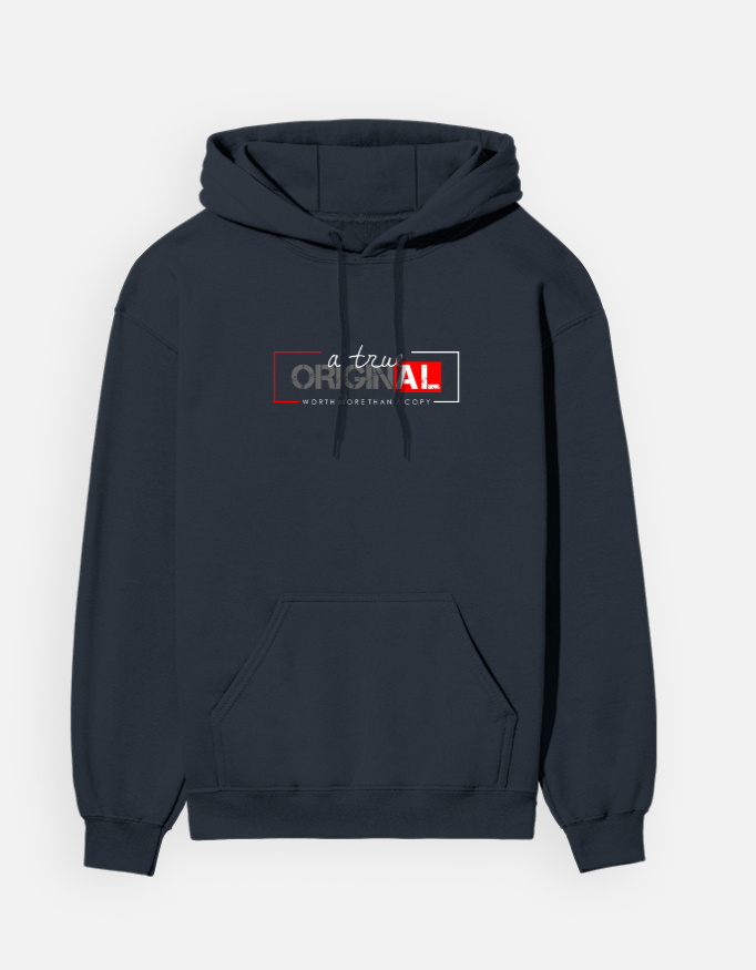 The "True Original" Box Graphic Hoodie for Men's