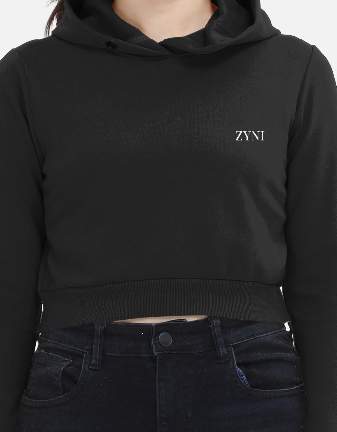 Women's "DON'T CHASE" Heavyweight Luxury Cropped Hoodie - Image 6