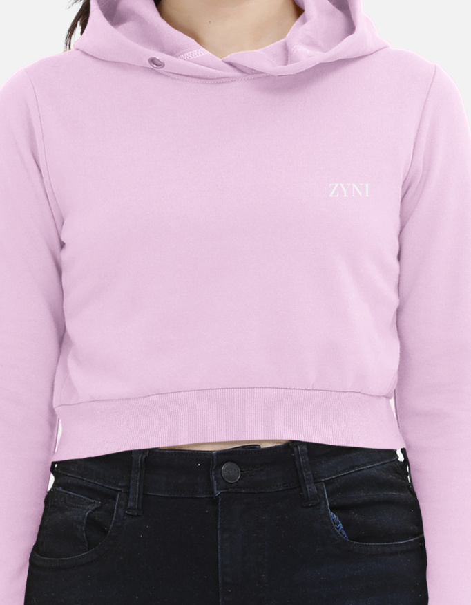 Women's "DON'T CHASE" Heavyweight Luxury Cropped Hoodie - Image 2