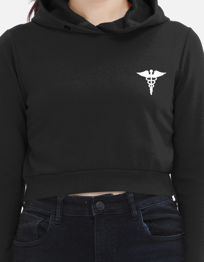 Women's ZYNI Heal Mend Restore Cropped Hoodie - Image 3