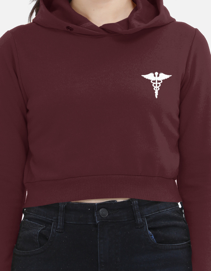 Women's ZYNI Heal Mend Restore Cropped Hoodie - Image 5