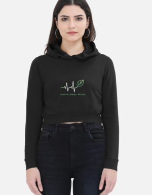 Women's ZYNI Soothe Mend Revive Cropped Hoodie